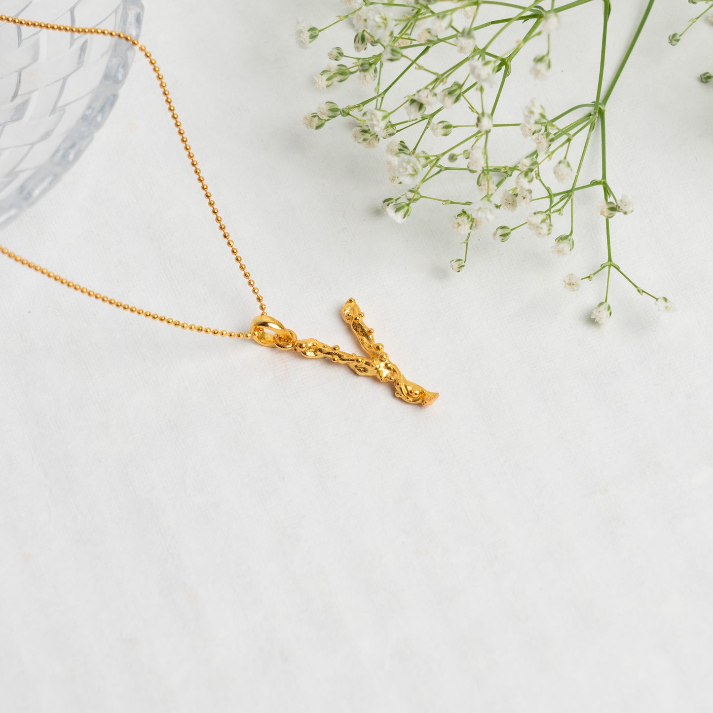 Alphabet Y Pendant