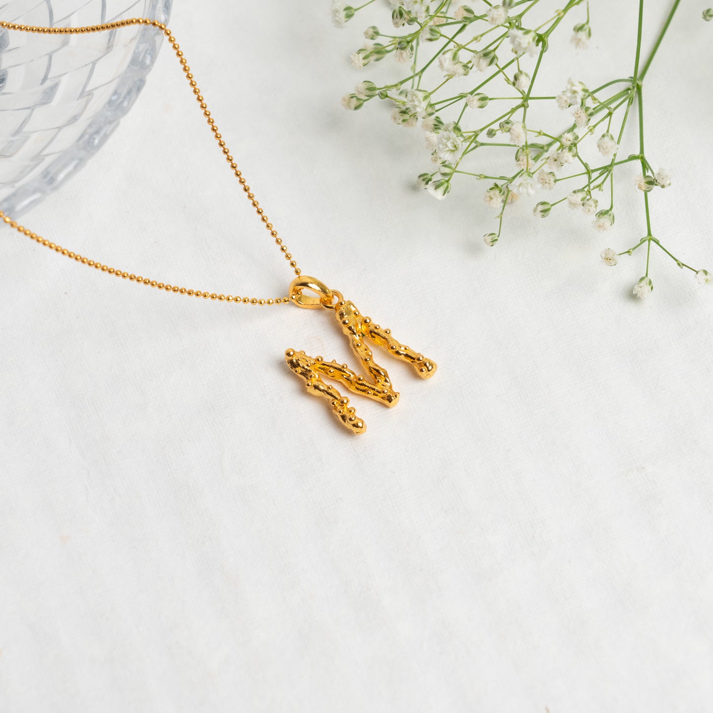Alphabet M Pendant