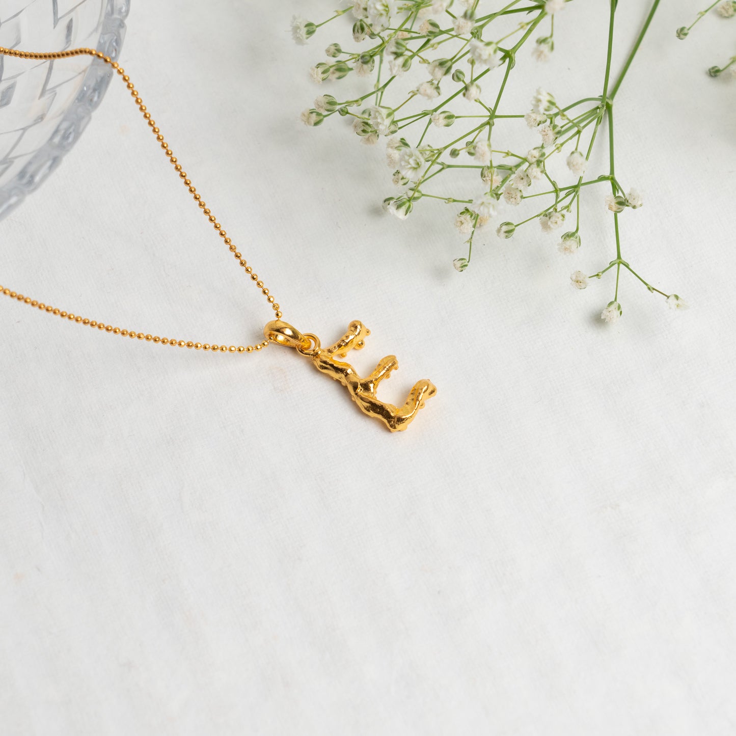 Alphabet E Pendant