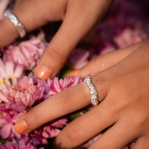 Flaming Orbit Ring