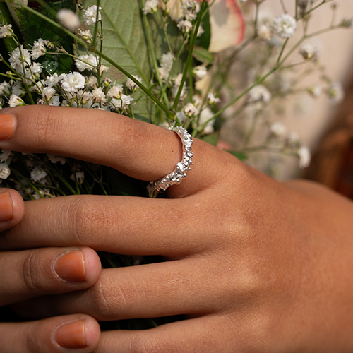 Flaming Orbit Ring