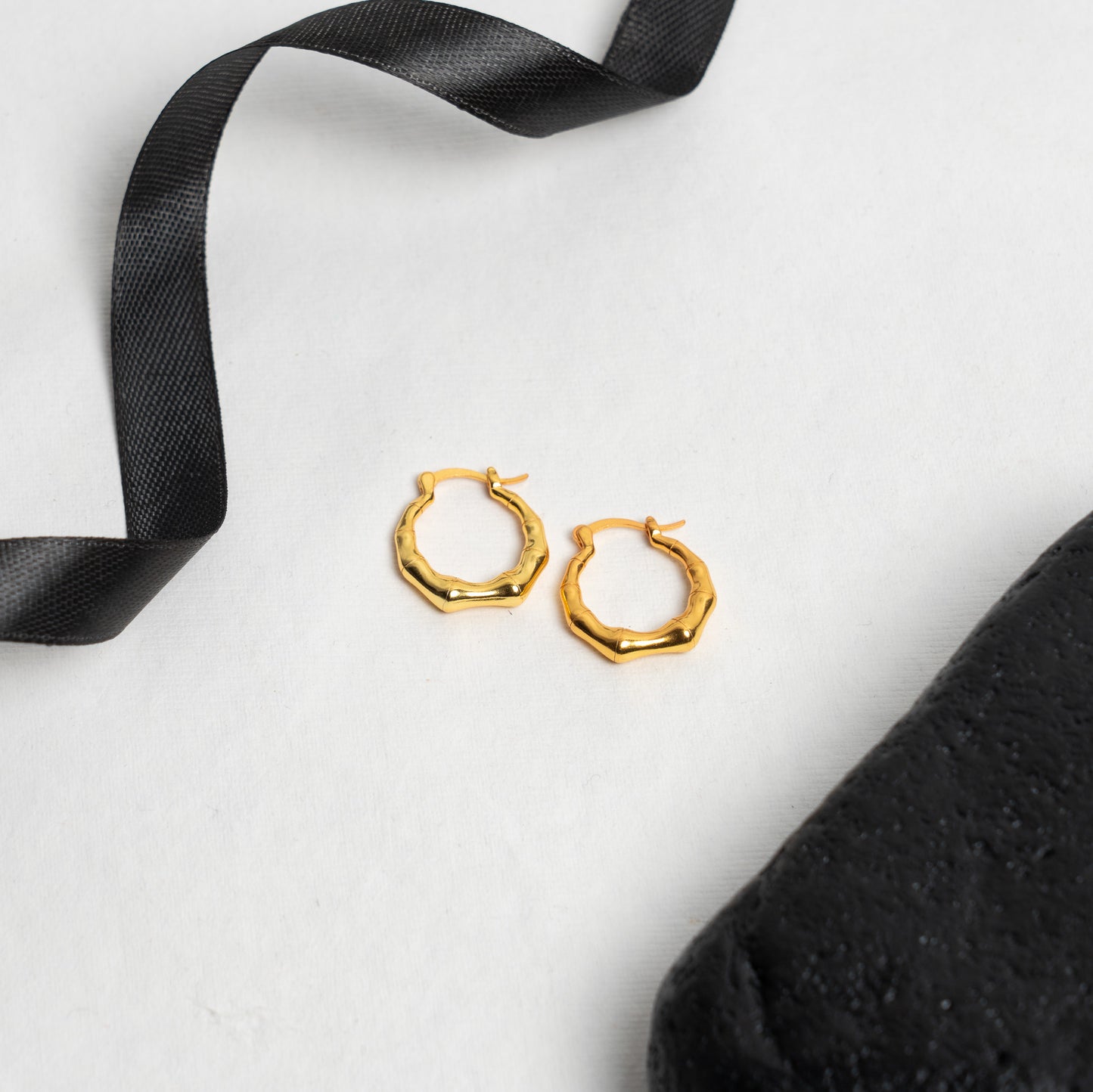 Small Bamboo Hoops