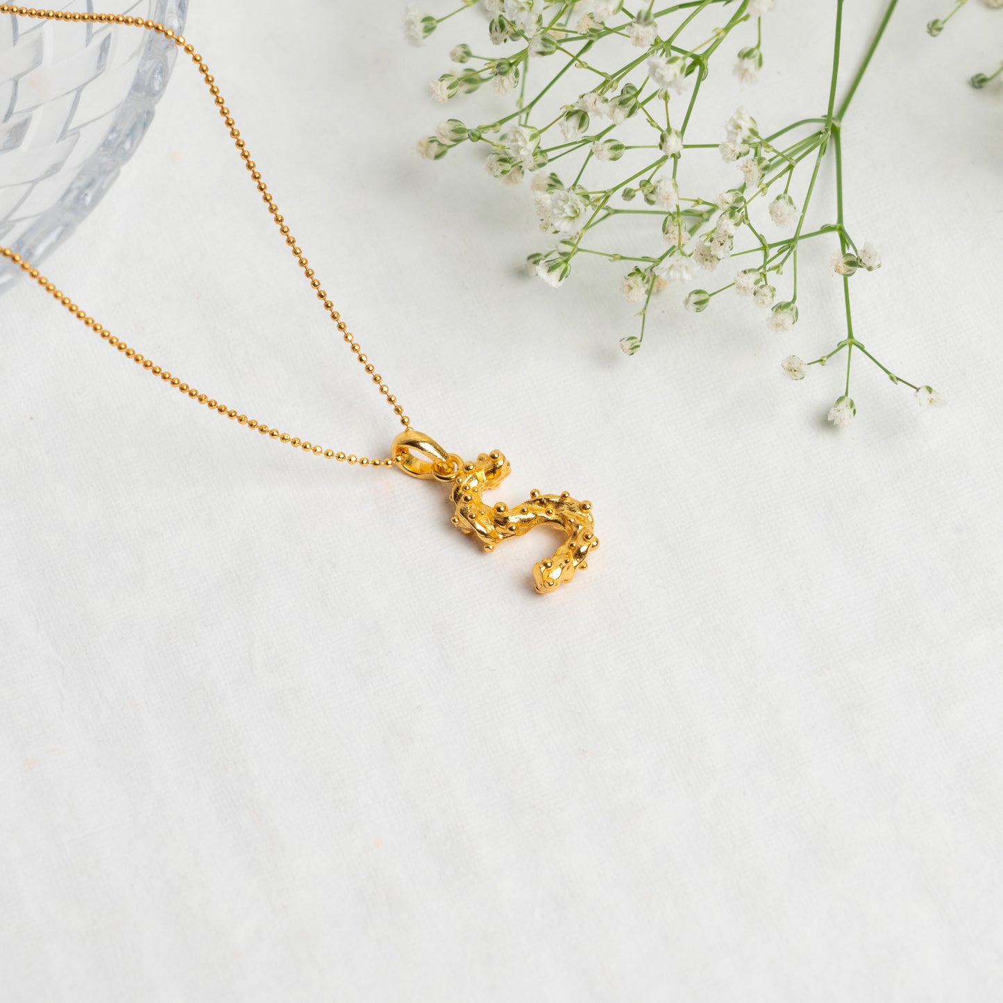 Alphabet S Pendant